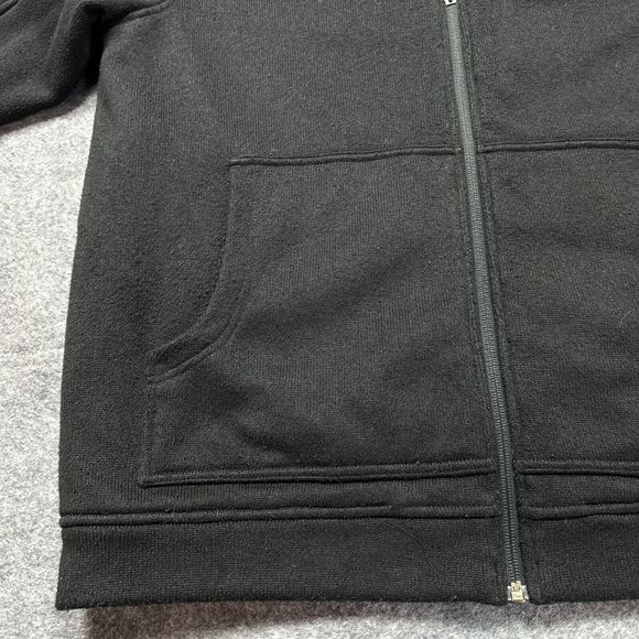 Patagonia Mens Better Sweater Hoodie Large Black Full Zip Pockets 3 Panel Hood - Picture 8 of 16